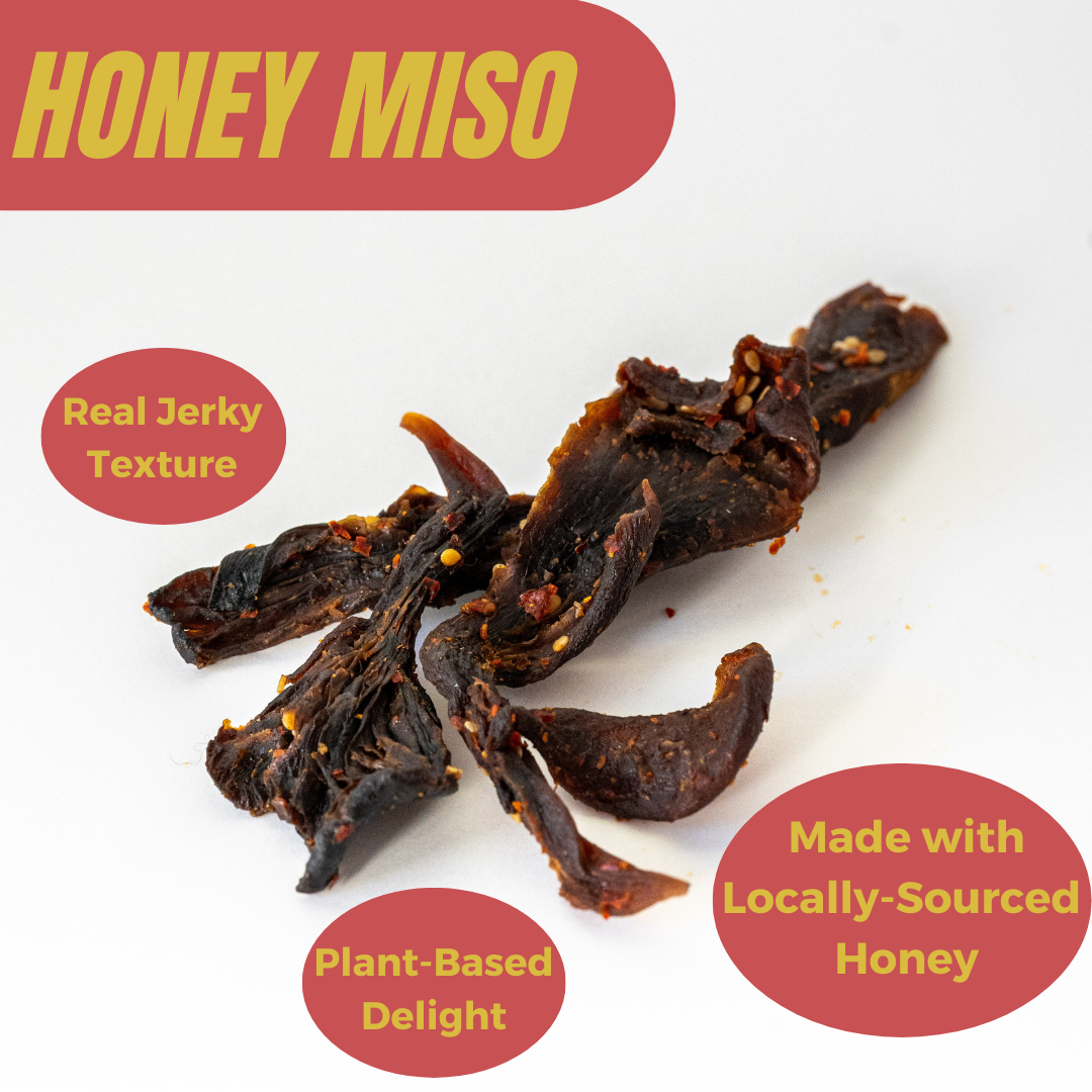 Honey Miso Mushroom Jerky