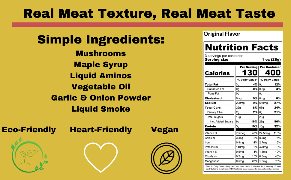 Original Flavor Mushroom Jerky